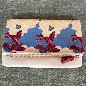 Rachel Pally Foldable Floral Clutch EUC